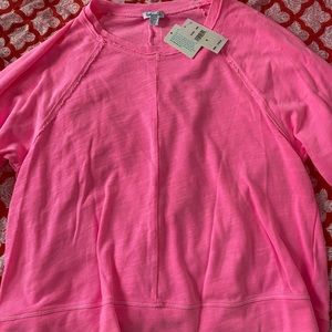 NEW WITH TAGS Splendid wide sleeve pink top